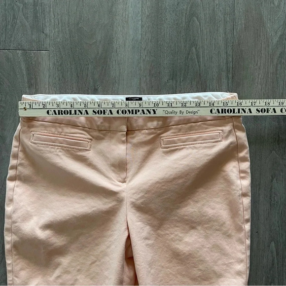 Talbots Hampshire Curvy Peach Crop Ankle Pants Women’s 8 Petite - Picture 9 of 12